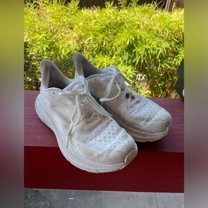 HOKA White Shoes 7.5
